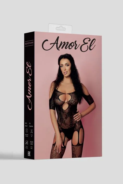 Эротическое кетсьюит (боди-комбинезон) catalina s/l черный в России