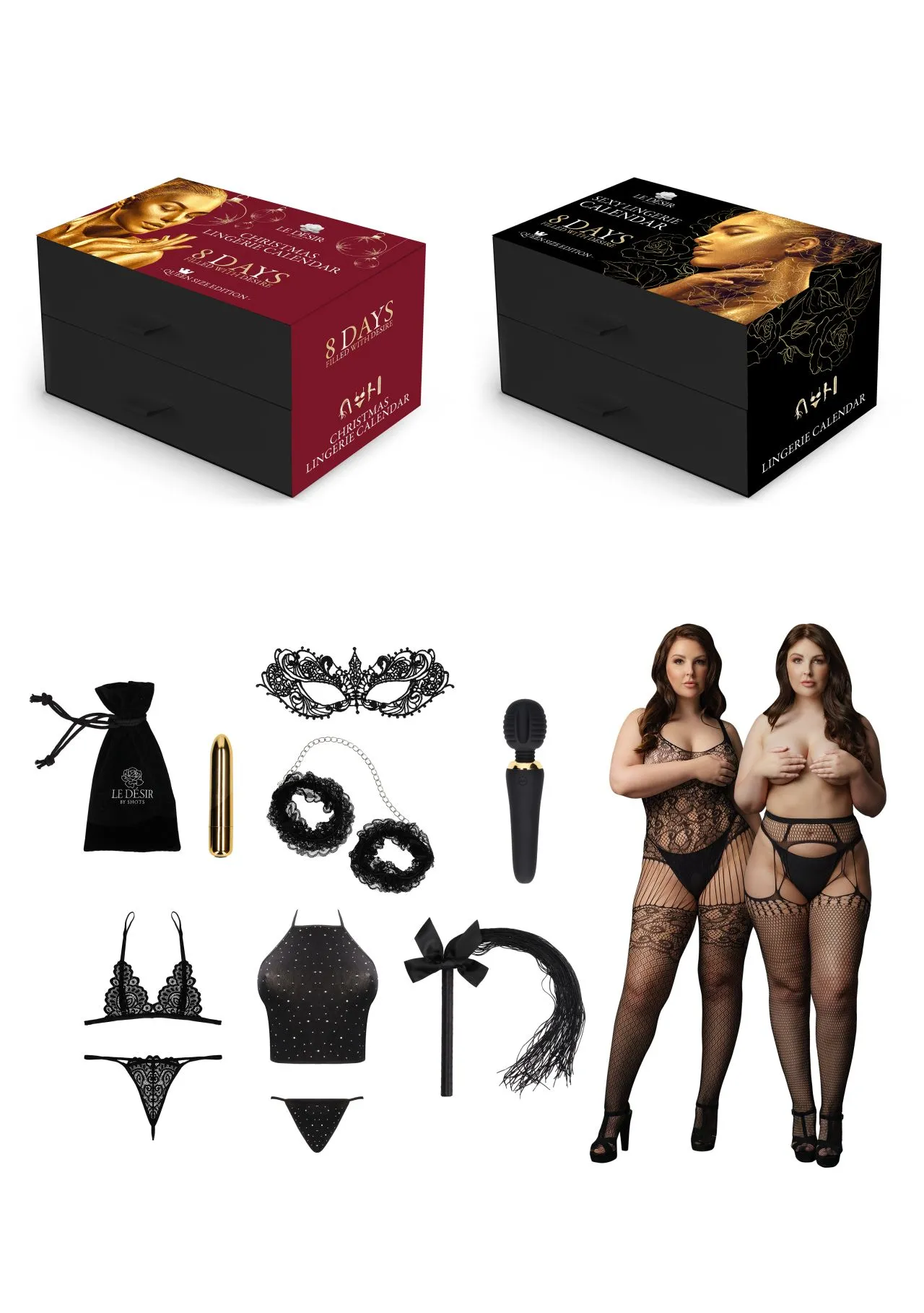Эротическое набор le desir sexy lingerie calender queen size (р. 52-58) в России