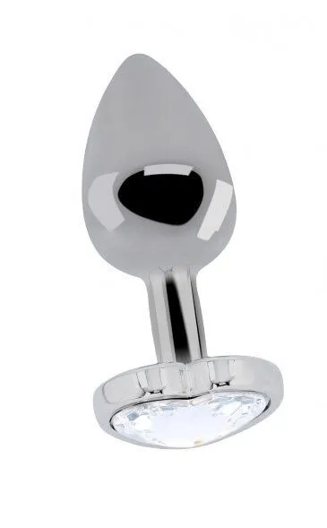 Анальная пробка с сердцем Shots Media, диаметр 2.7 см