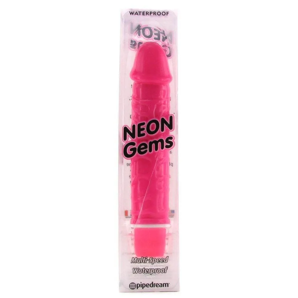 вибратор pipedream neon gems, розовый в России