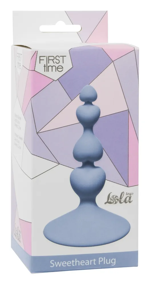 анальная пробка sweetheart plug blue 4106-02lola в России