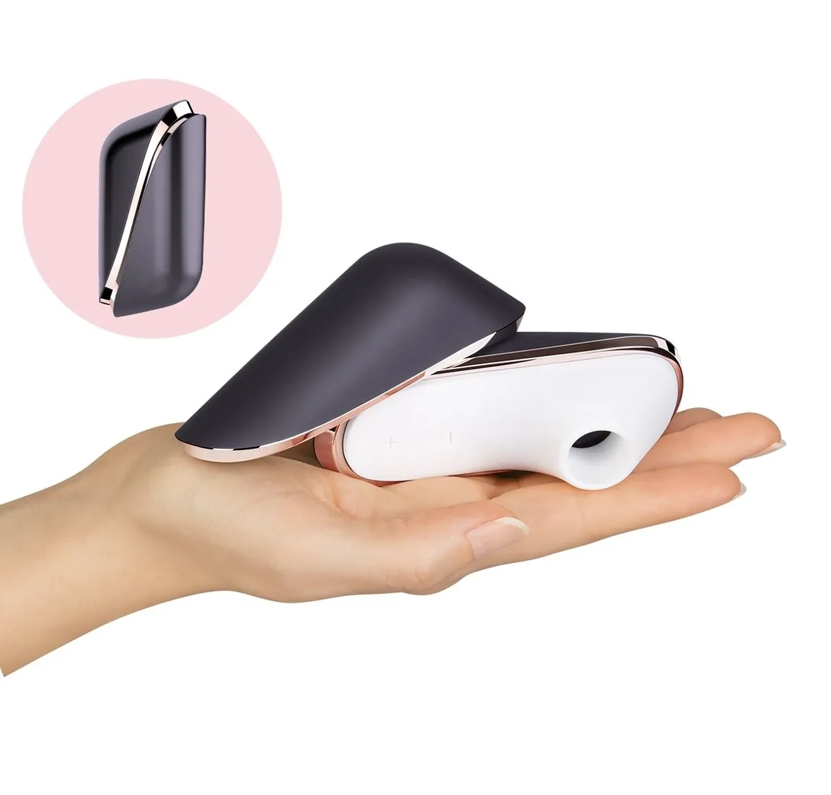 клиторальный стимулятор satisfyer pro traveler, черный в России