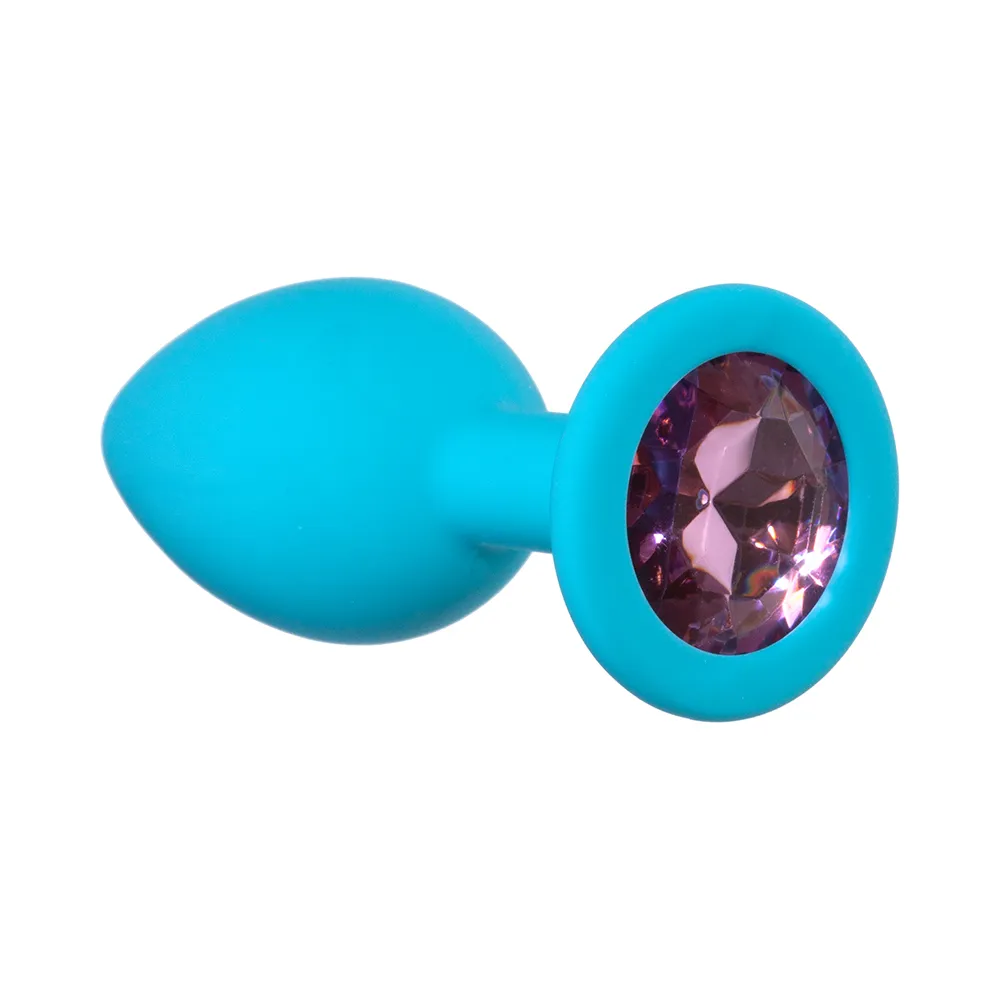 анальная пробка emotions cutie small turquoise pink crystal 4011-06lola в России