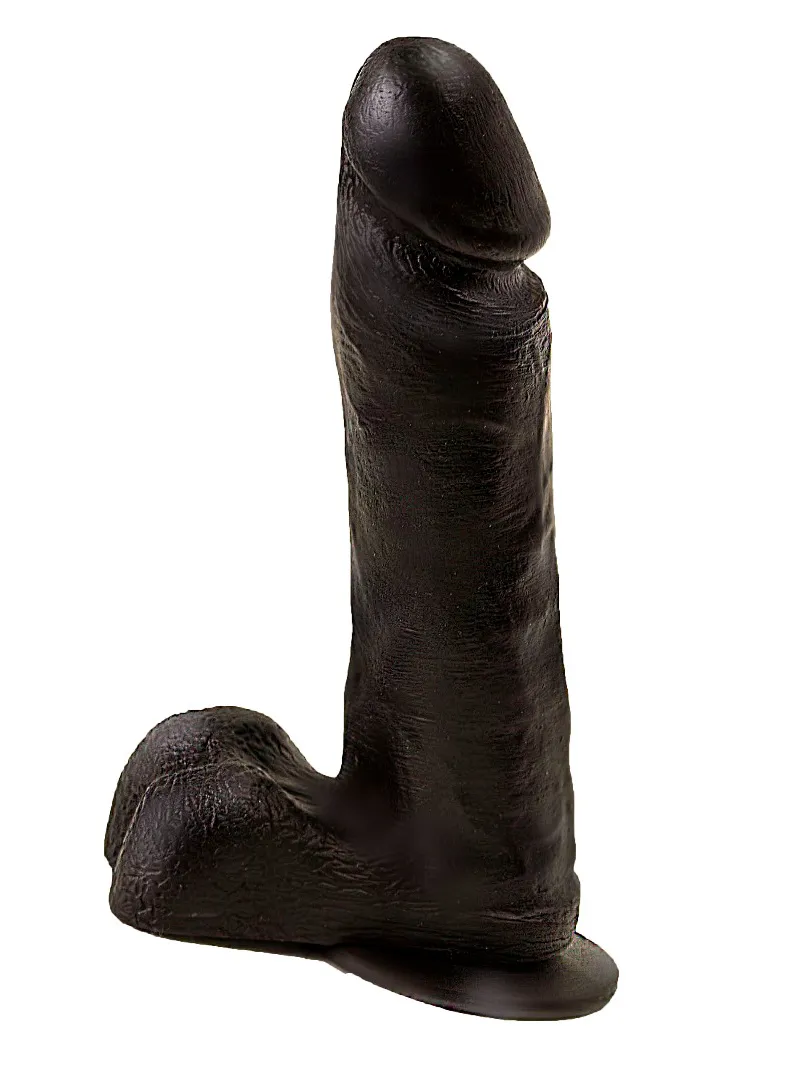 фаллоимитатор на присоске черный 401500ru в России