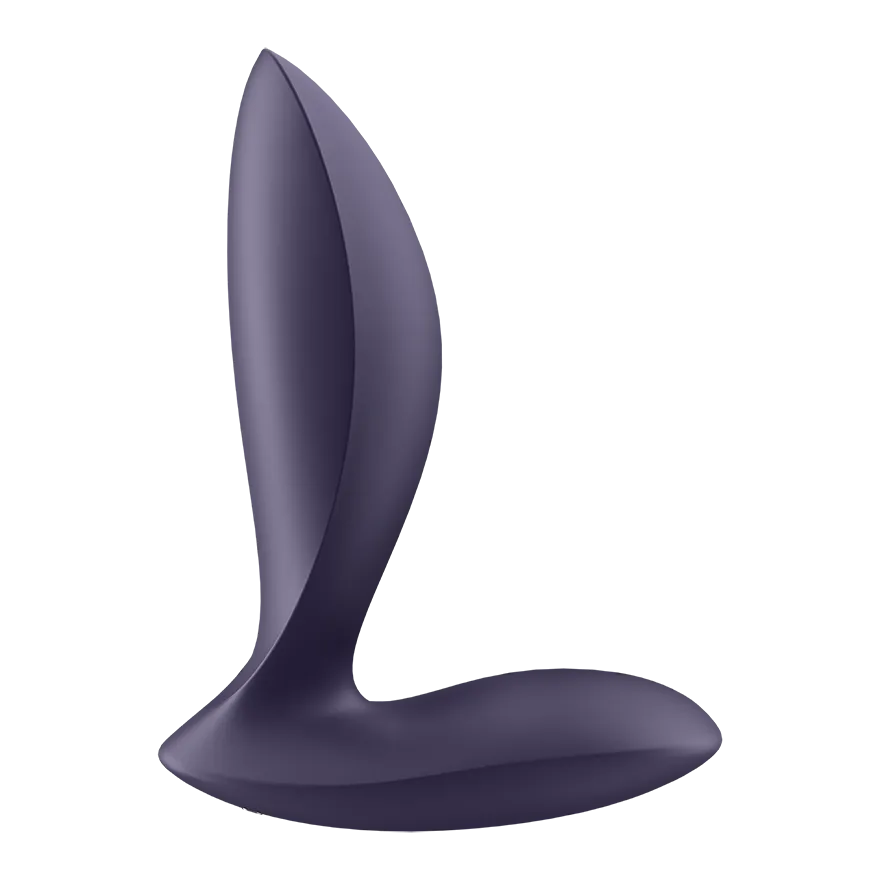 анальная пробка с вибрацией power plug violet 003306sa в России