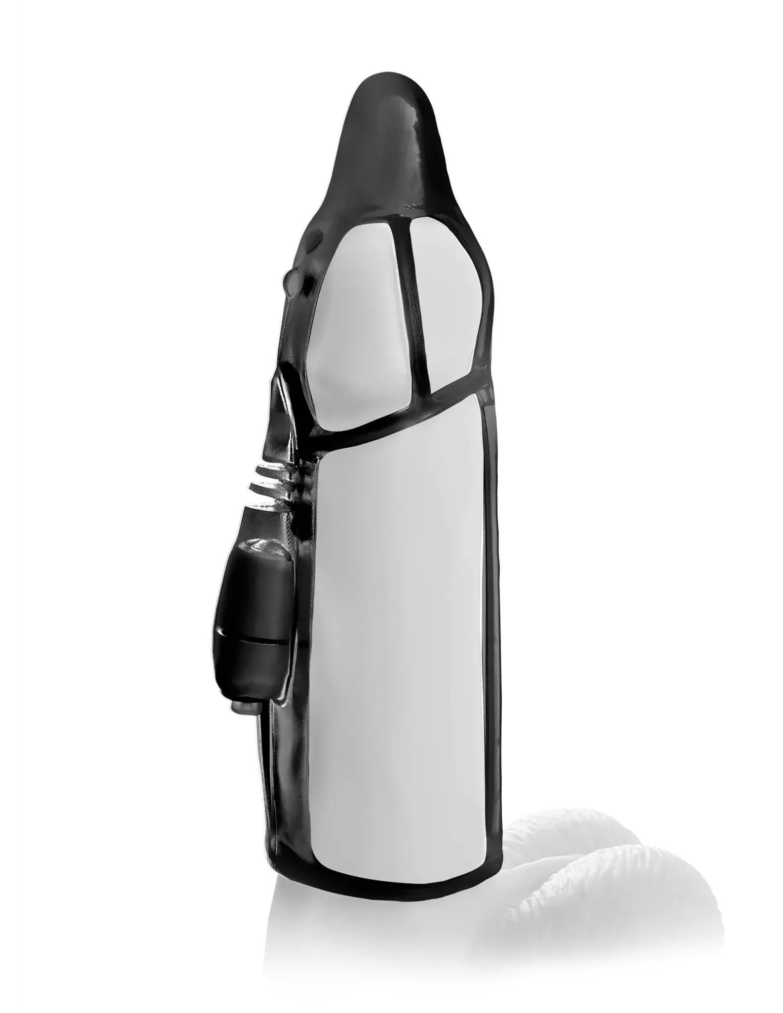 Насадка с вибацией Pipedream Vibrating Cock Rocket, чёрная