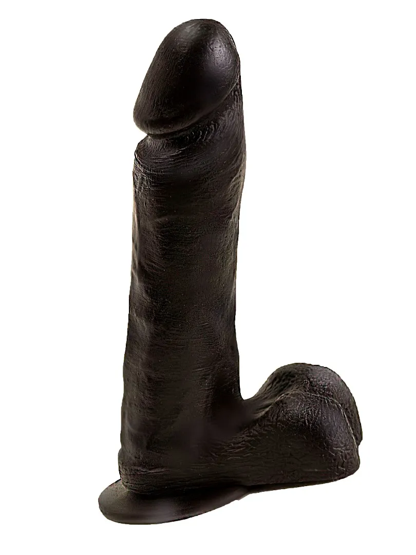 фаллоимитатор на присоске черный 401500ru в России