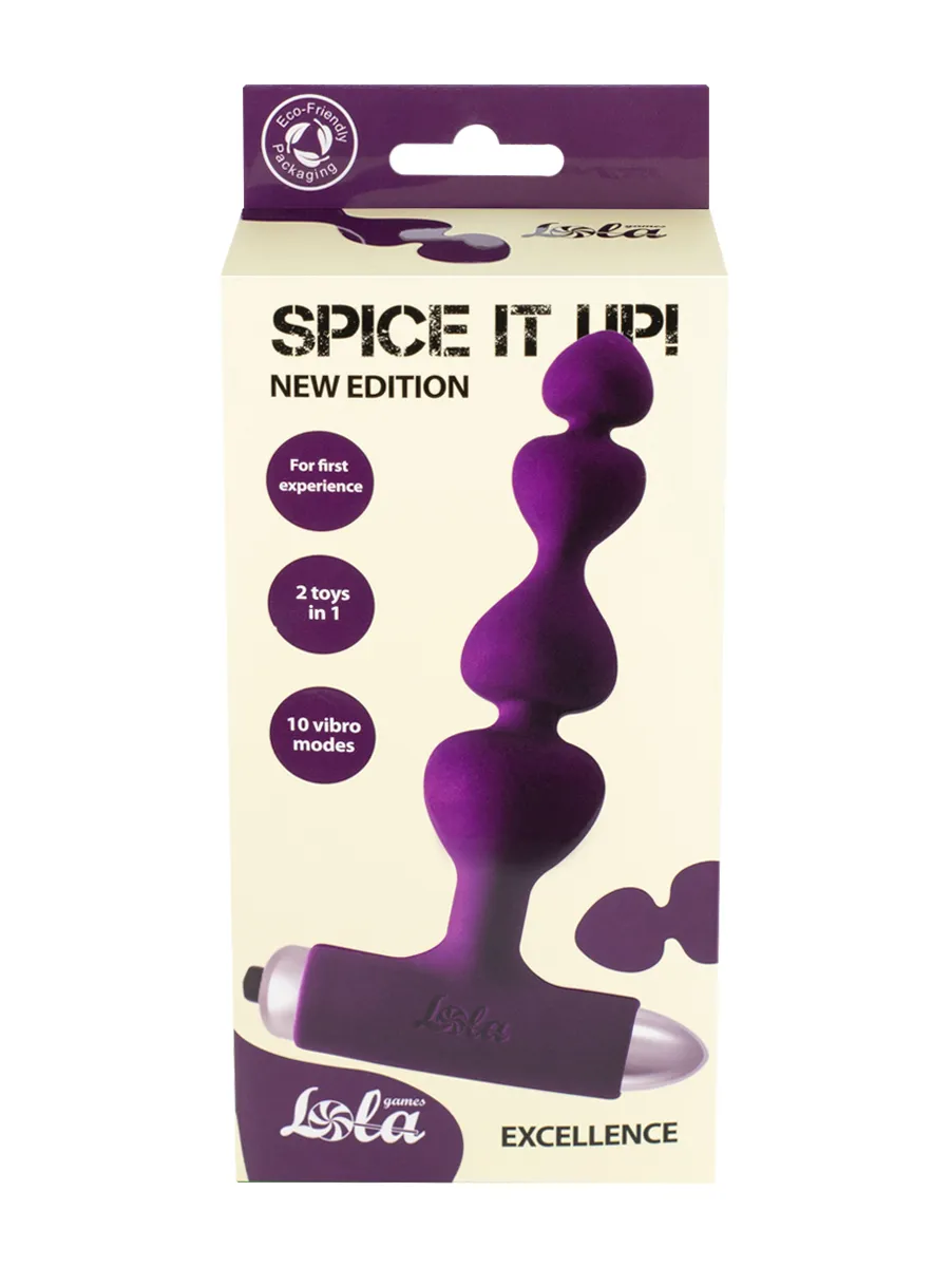 анальная пробка с вибрацией spice it up new edition excellence ultraviolet 8016-04lola в России
