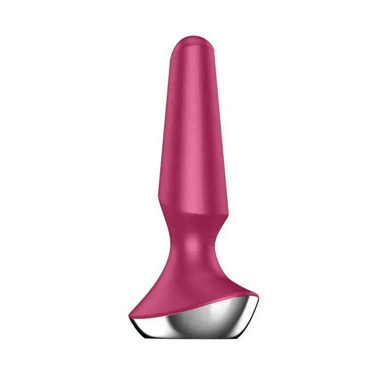 анальная пробка с вибрацией satisfyer plug ilicious 2 (малиновый) в России