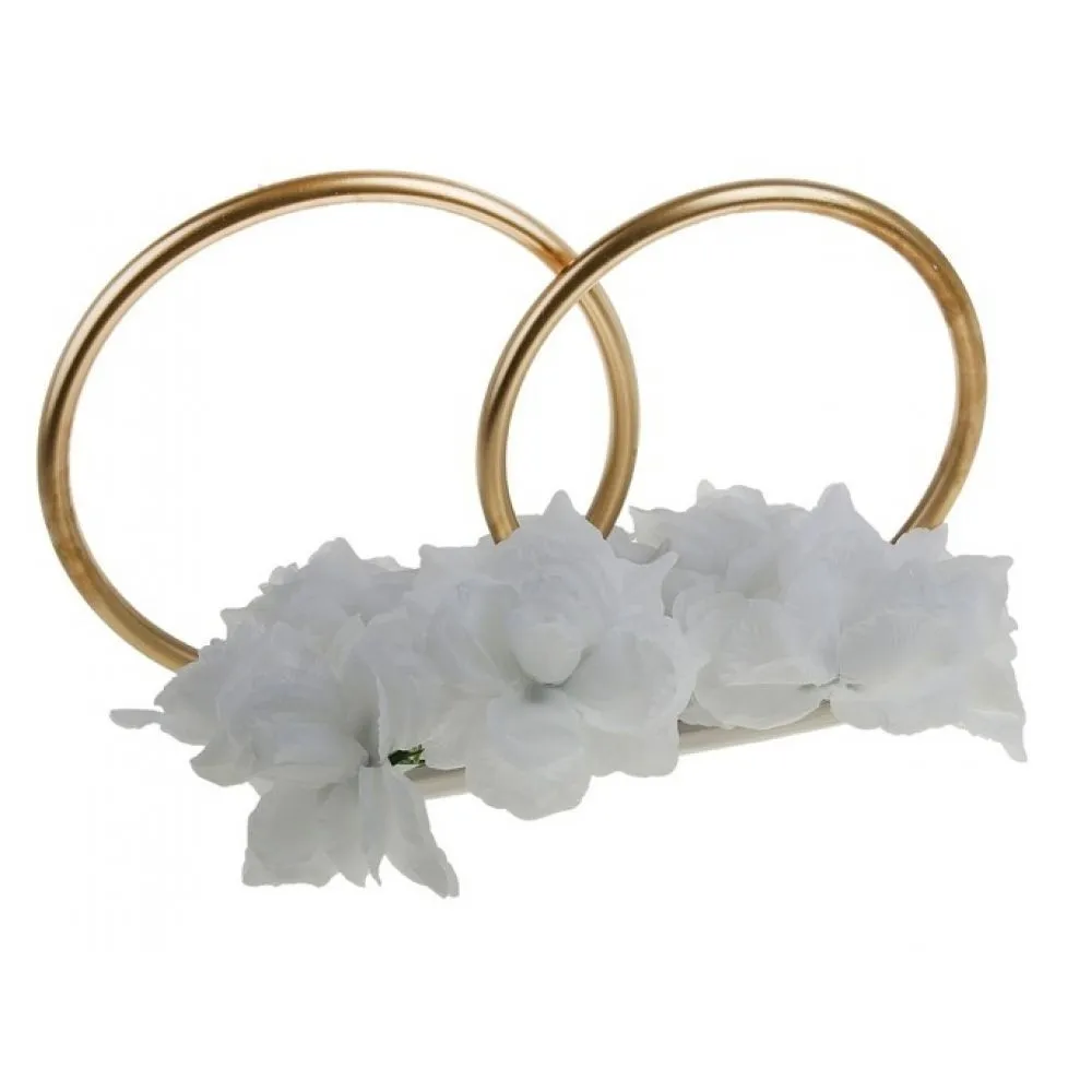 Кольца на крышу с цветами по кругу