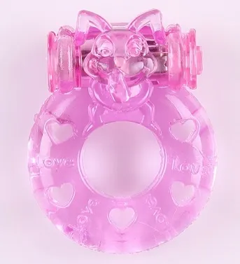 Виброкольцо Задорный кролик 47204-MM