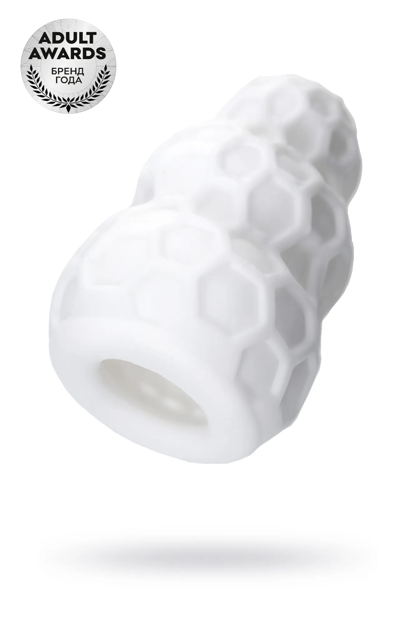 Мастурбатор A-Toys Flaff, TPE, белый, 8см, Ø 2,9 см