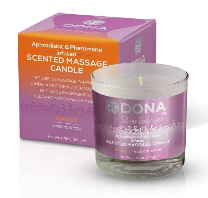 свеча массажная с феромонами system jo страсть, 135 г в России