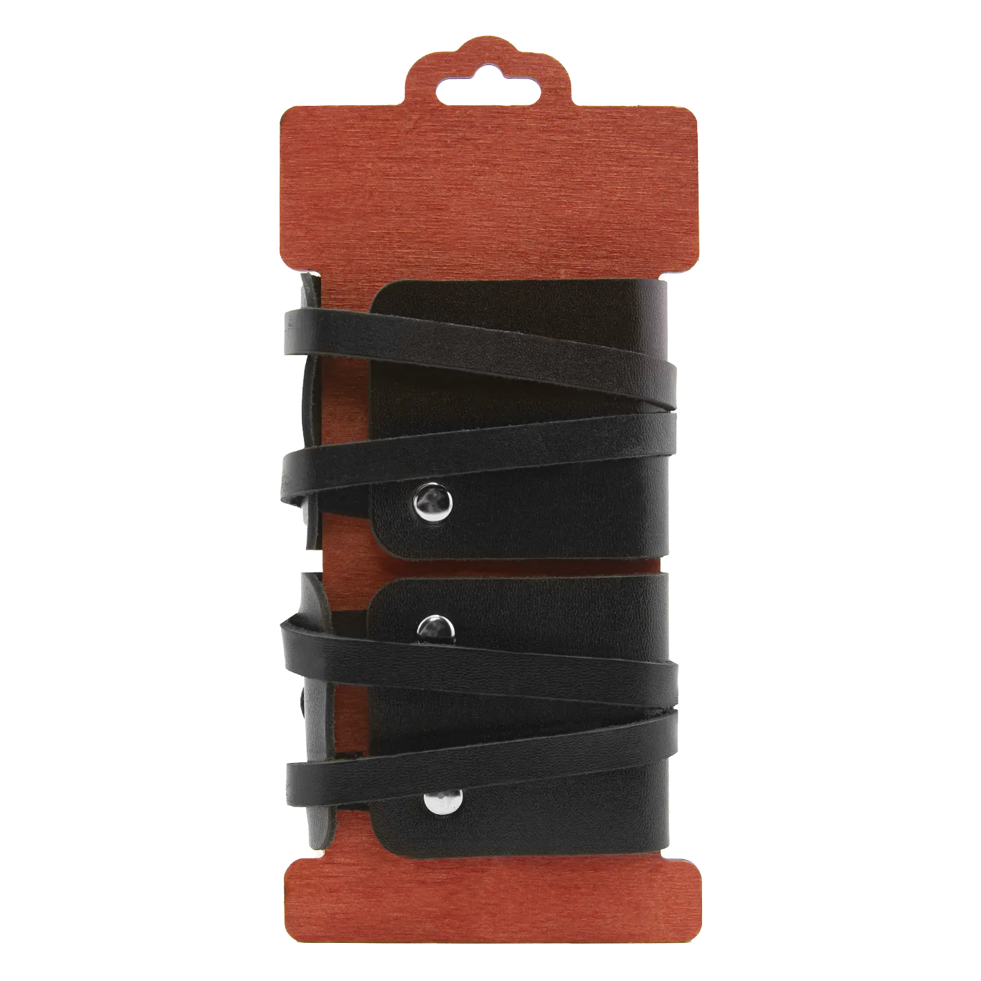 оковы pinkrabbit из черной кожи с креплением в виде веревочек в России