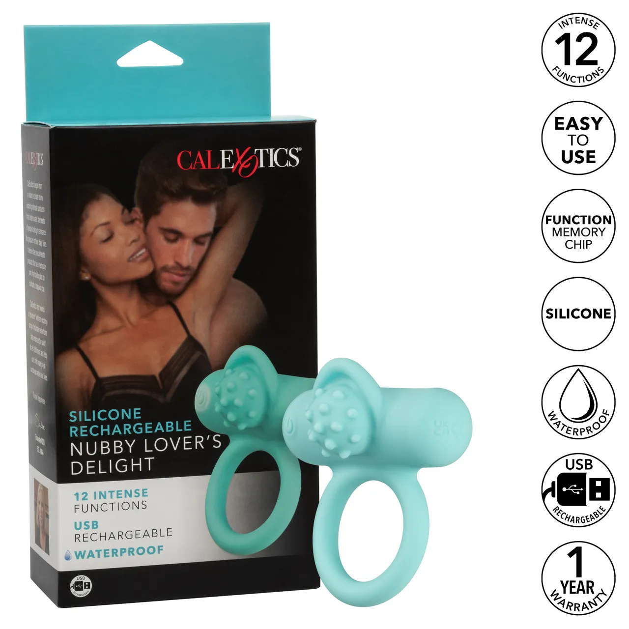 перезаряжаемое эрекционное виброкольцо silicone rechargeable nubby lover’s delight в России
