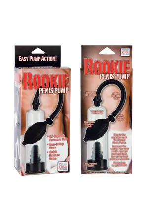 ручная вакуумная помпа для мужчин с насосом в виде груши rookie penis pump в России