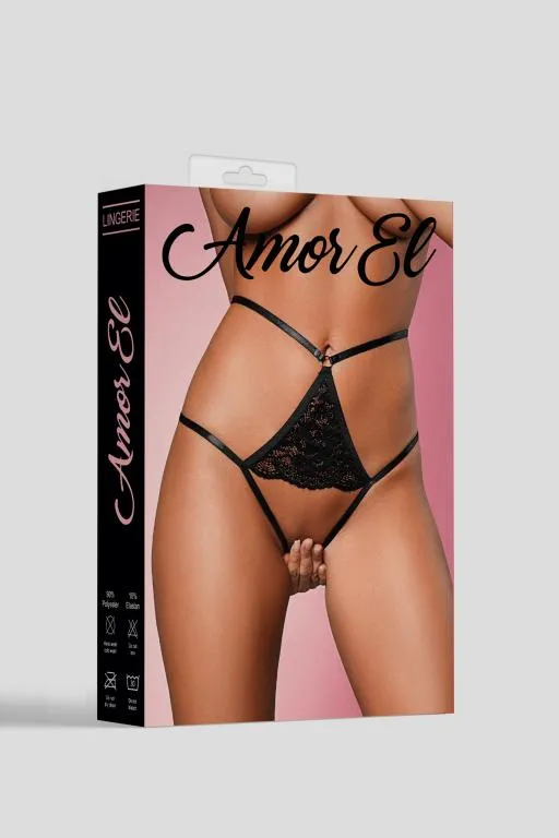 Эротическое откровенные трусики с доступом m black в России