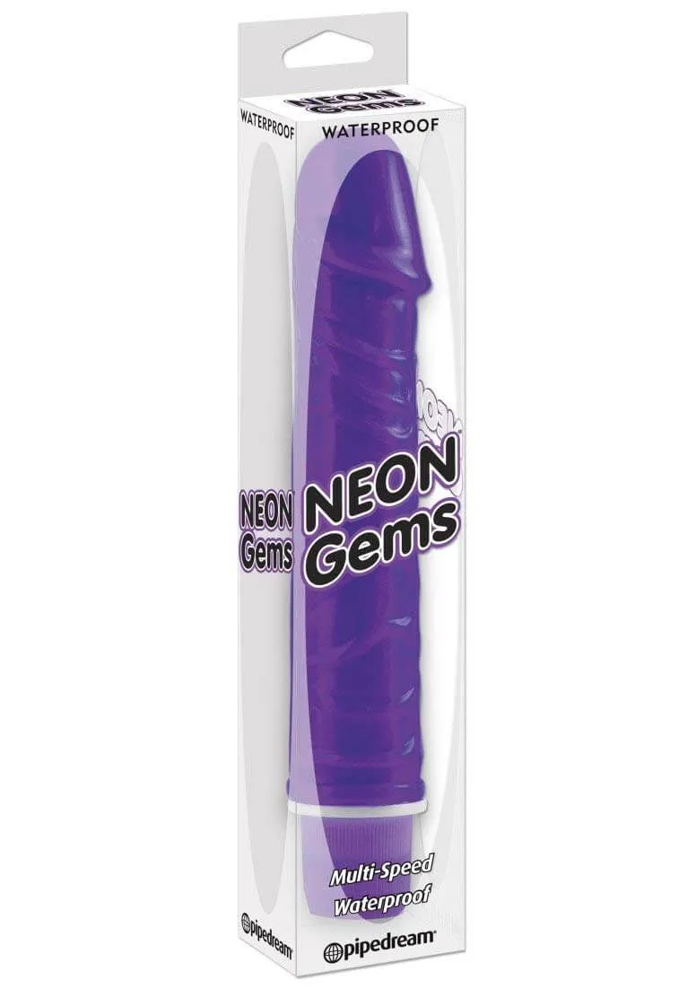 вибратор pipedream neon gems, фиолетовый в России