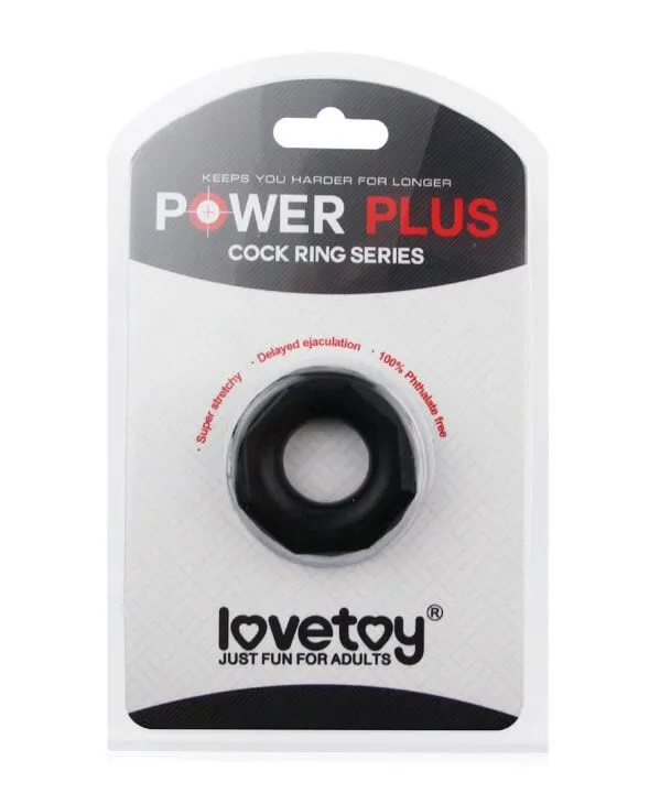 эрекционное кольцо lovetoy power plus 1434, черное в России