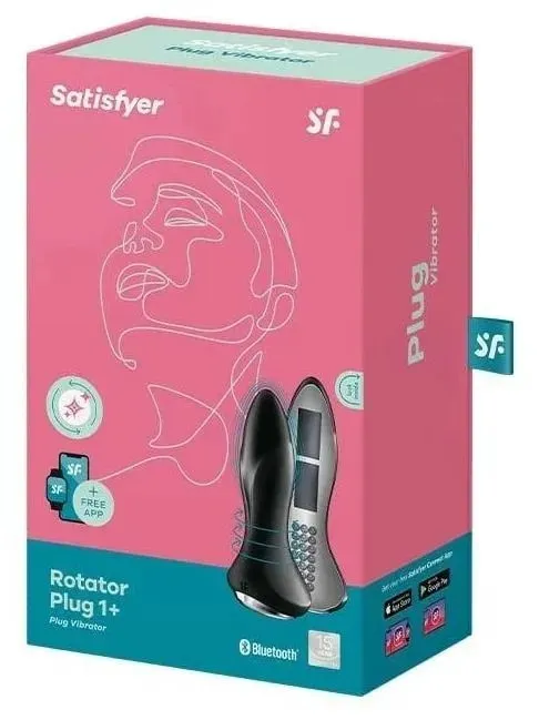 анальная пробка с вибрацией satisfyer rotator plug 1+ black 003153sa в России