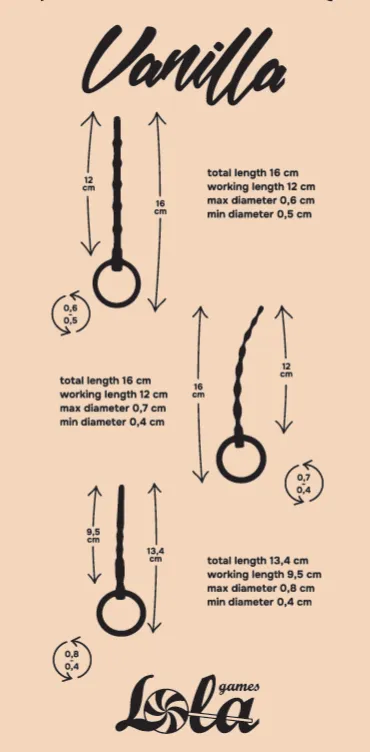набор уретральных массажеров vanilla twist 1175-01lola в России