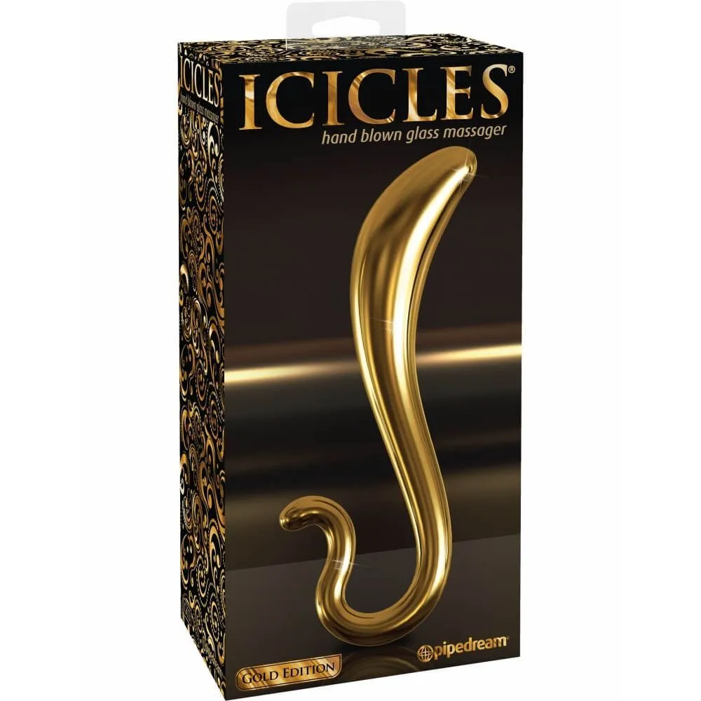 фаллоимитатор pipedream icicles gold edition g02, стеклянный в России