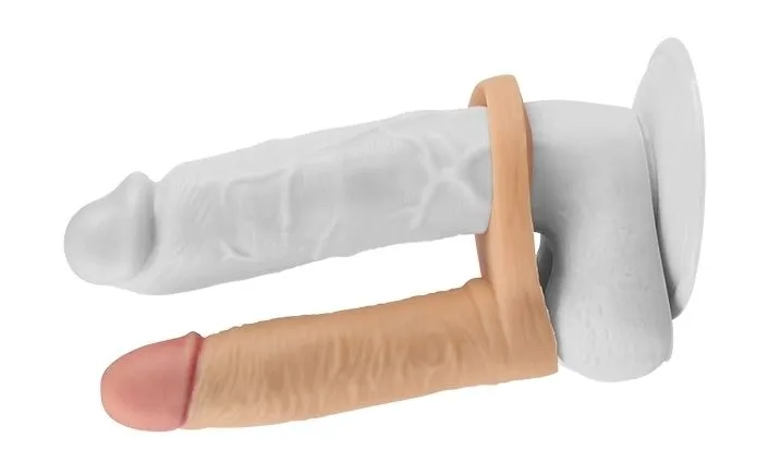 насадка lovetoy the ultra soft double 5.8, телесная в России