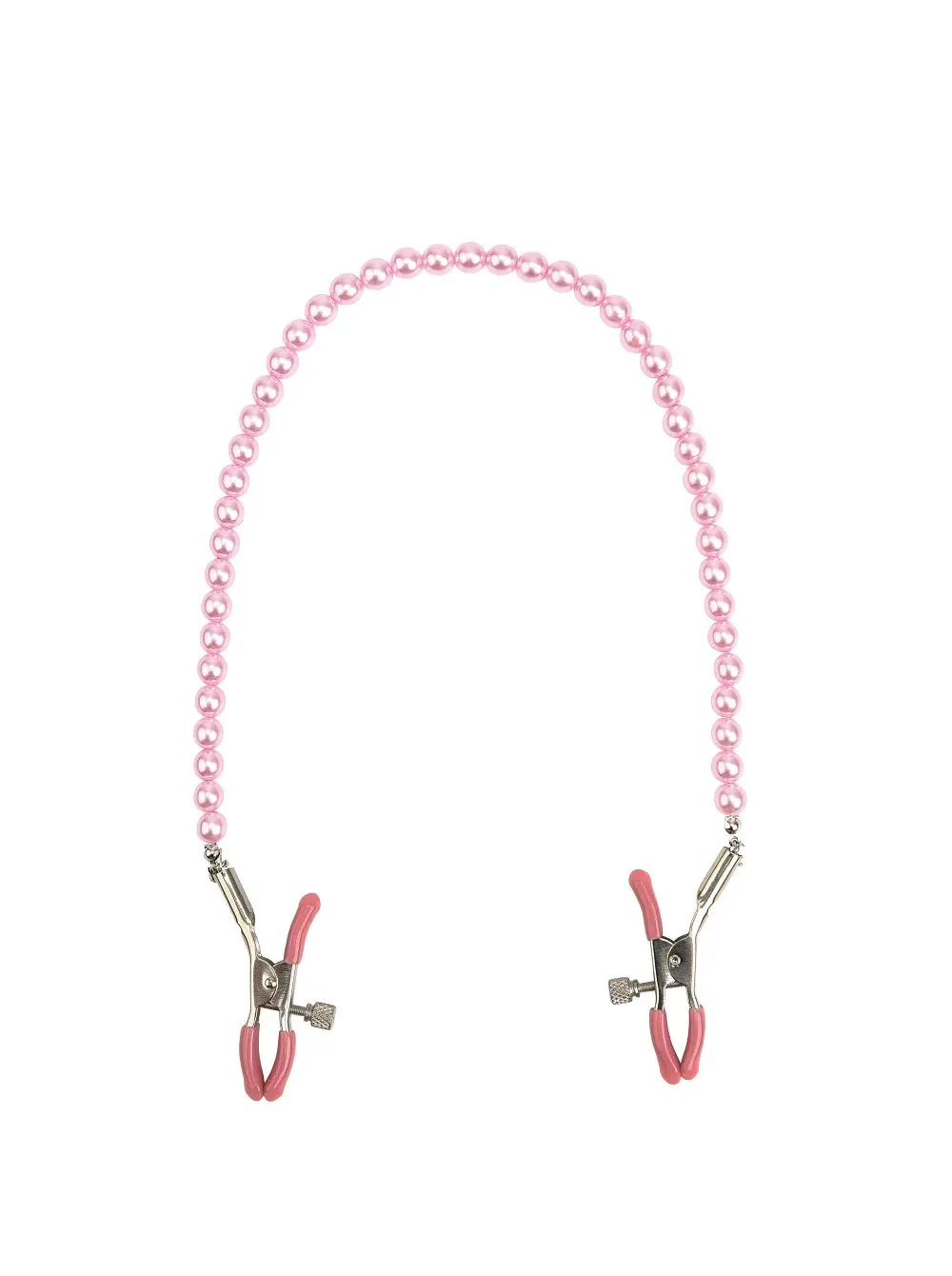 розовые зажимы на соски с цепочкой  в России