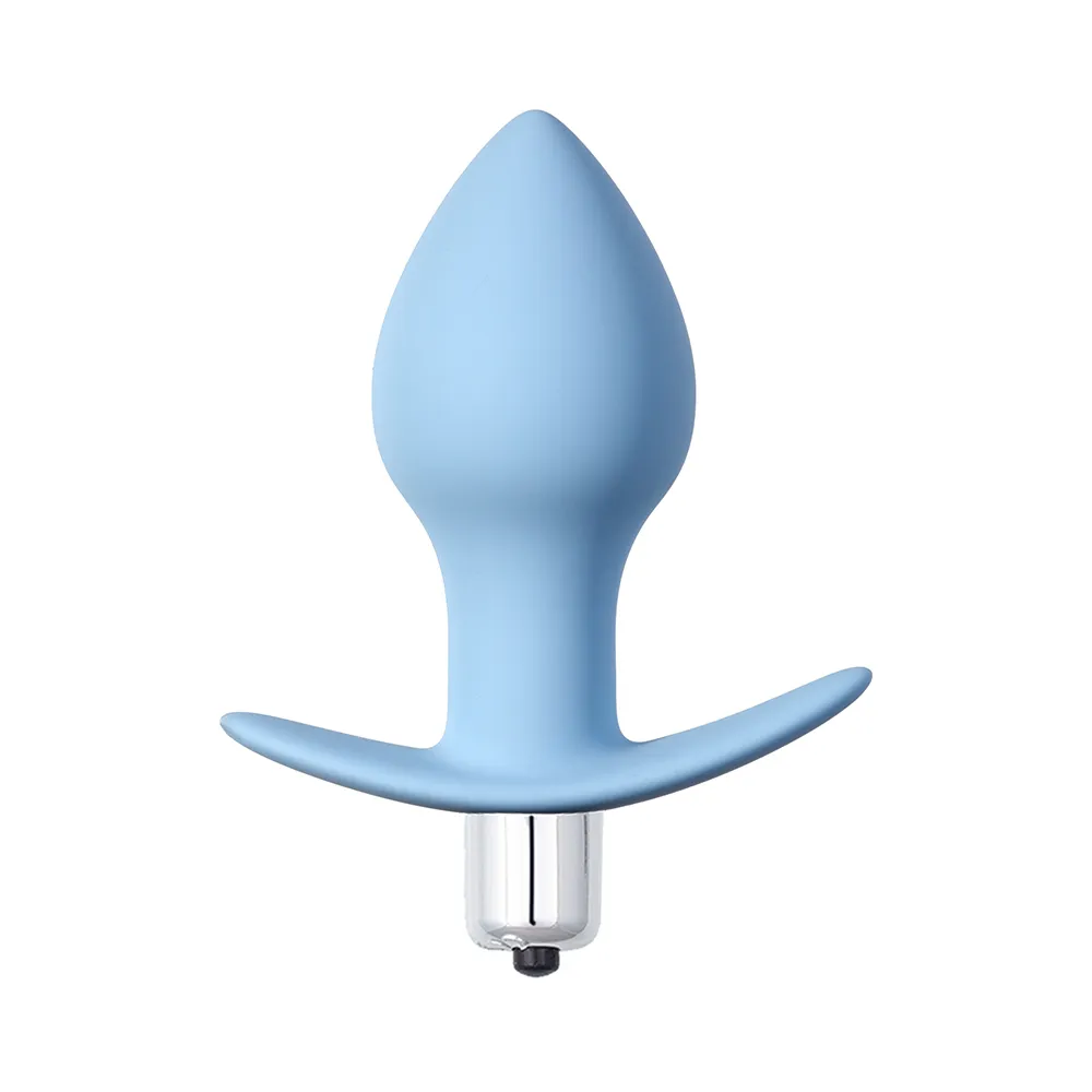 анальная пробка с вибрацией bulb anal plug blue (батарейки ааа) 5006-02lola в России