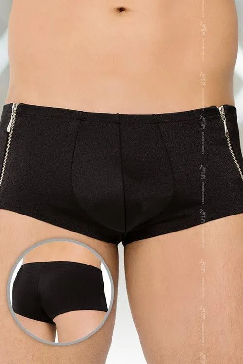 Эротическое трусы-шорты мужские softline, черные в России