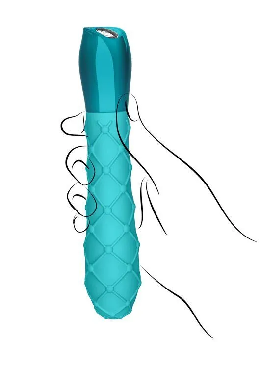 вибратор california exotic novelties key ceres lace, голубой в России