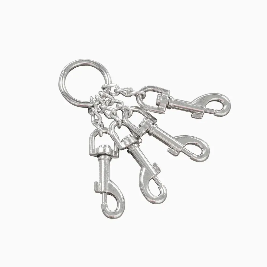 крест из цепи, с карабинами, 15 см в России