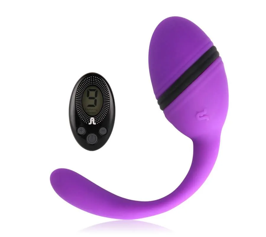 Виброяйцо Adrien Lastic Smart Dream с пультом ДУ, фиолетовое