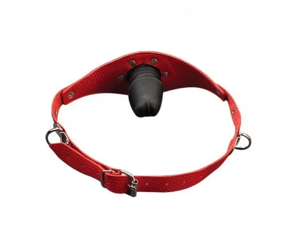 Кляп Sitabella в виде фаллоса, красный