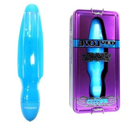 Вибратор Evolved Citron Florentine, голубой