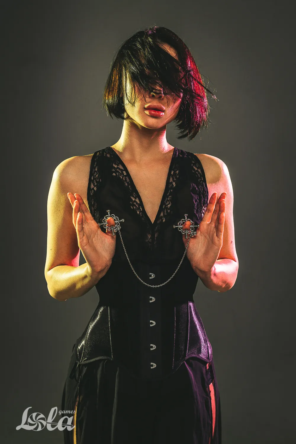 зажимы на cоски party hard dare you 1164-01lola в России