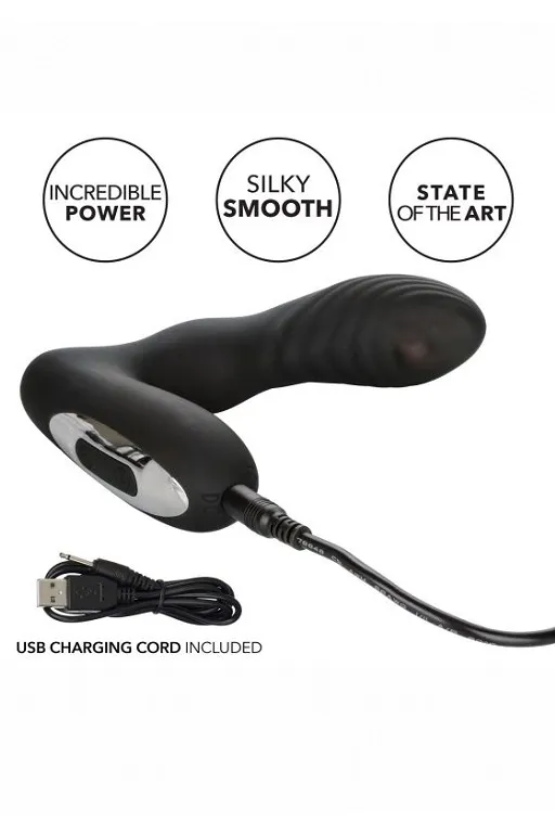 перезаряжаемый силиконовый массажер простаты roller ball probe с функцией "вращающийся шарик" в России