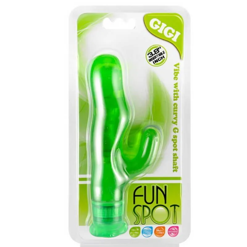 вибратор lovetoy fun spot gigi, зеленый в России