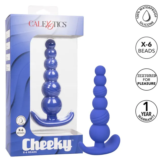 анальная пробка из силикона cheeky x-6 beads в России