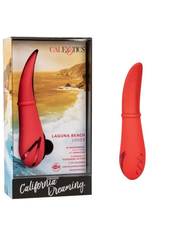 Вибромассажер Laguna Beach Lover с фунцией «мерцающий язычок»
