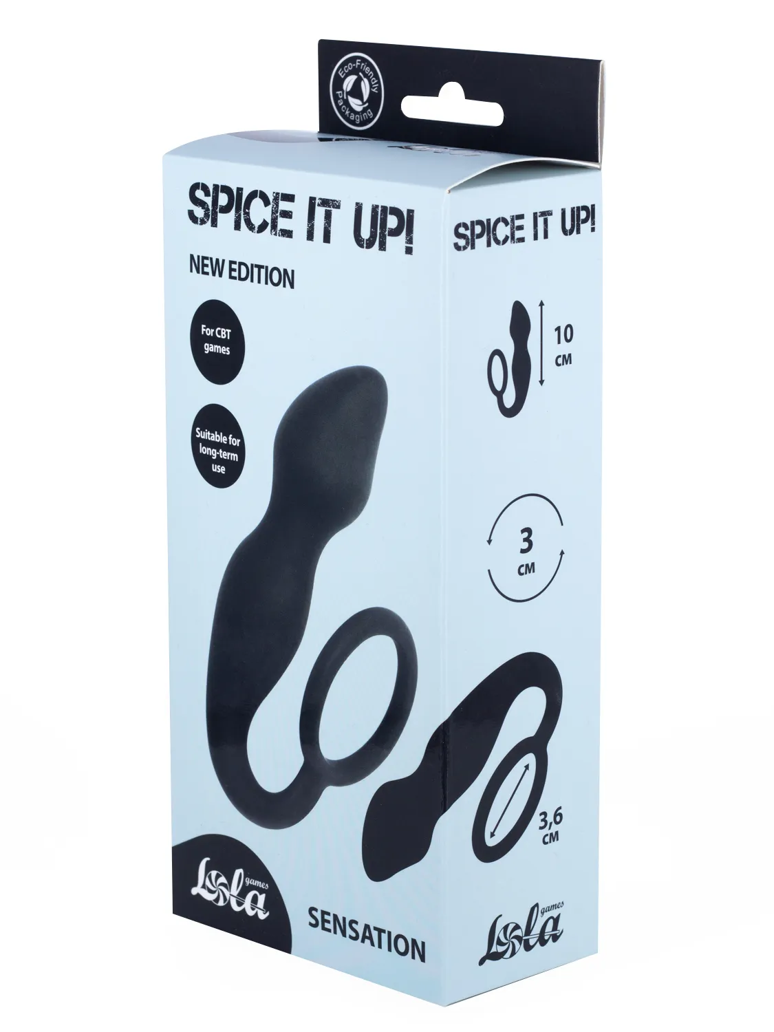 анальная пробка spice it up sensation black 8005-01lola в России