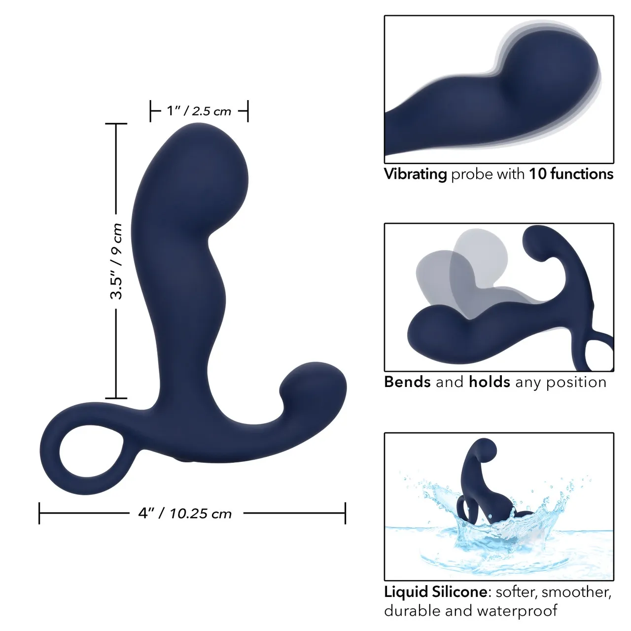 вибромассажер viceroy rechargeable command probe в России