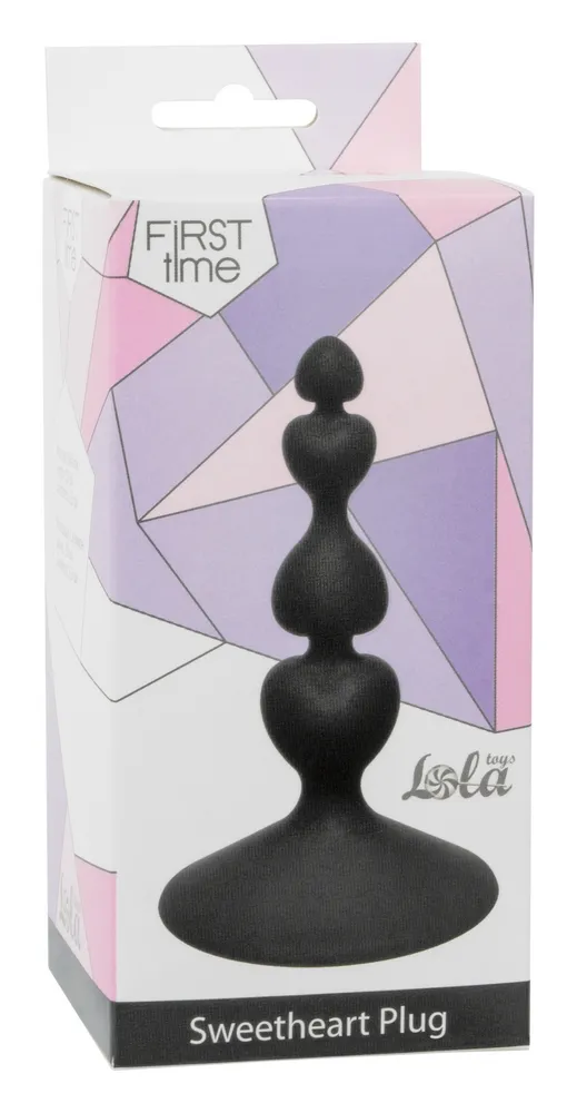 анальная пробка sweetheart plug black 4106-03lola в России