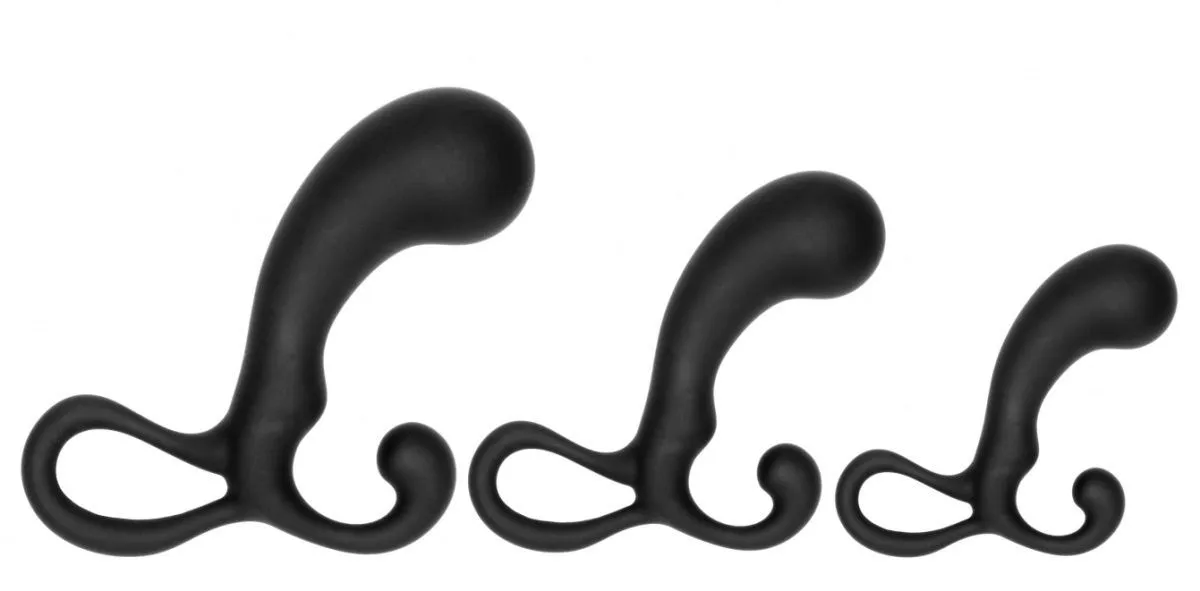 набор из трёх предметов prostate stimulator set, чёрный в России