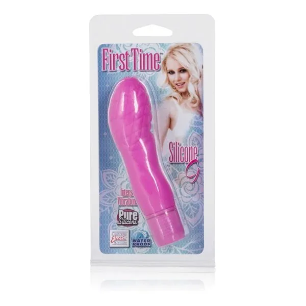вибратор california exotic novelties first time silicone g, розовый в России