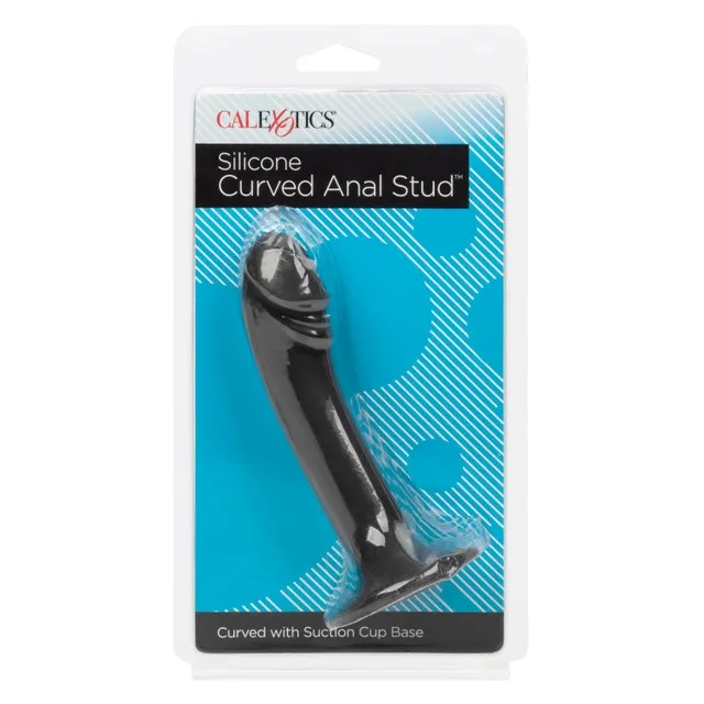 анальный фаллоимитатор silicone curved anal stud в России