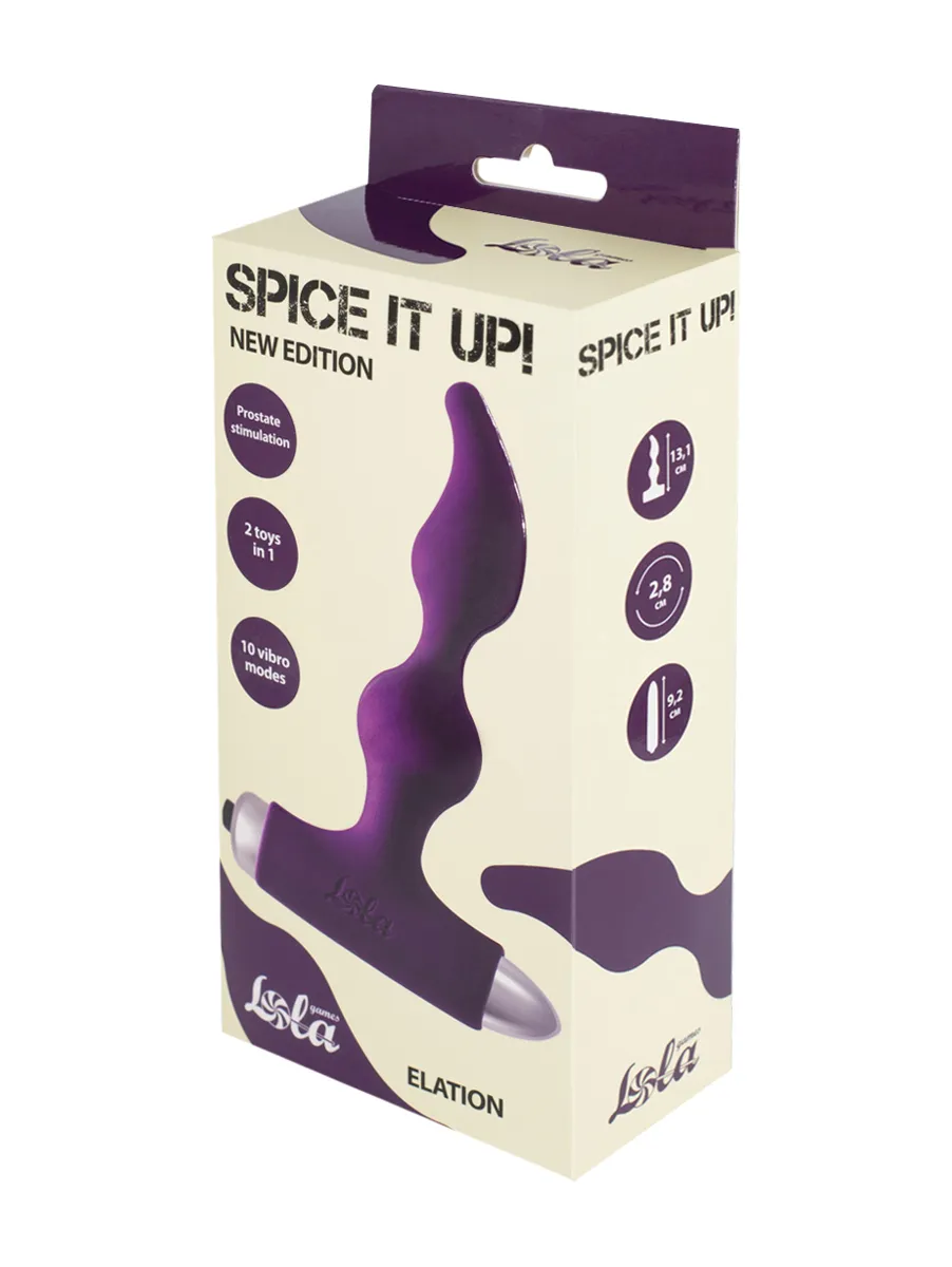 анальная пробка с вибрацией spice it up new edition elation ultraviolet 8018-04lola в России