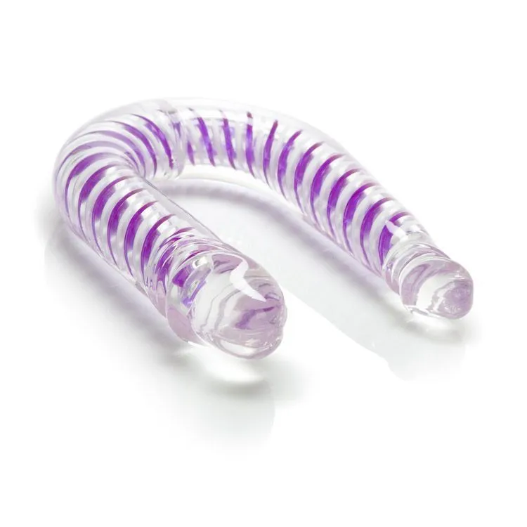 фаллоимитатор двойной california exotic novelties art deco ac-dc, фиолетовый в России