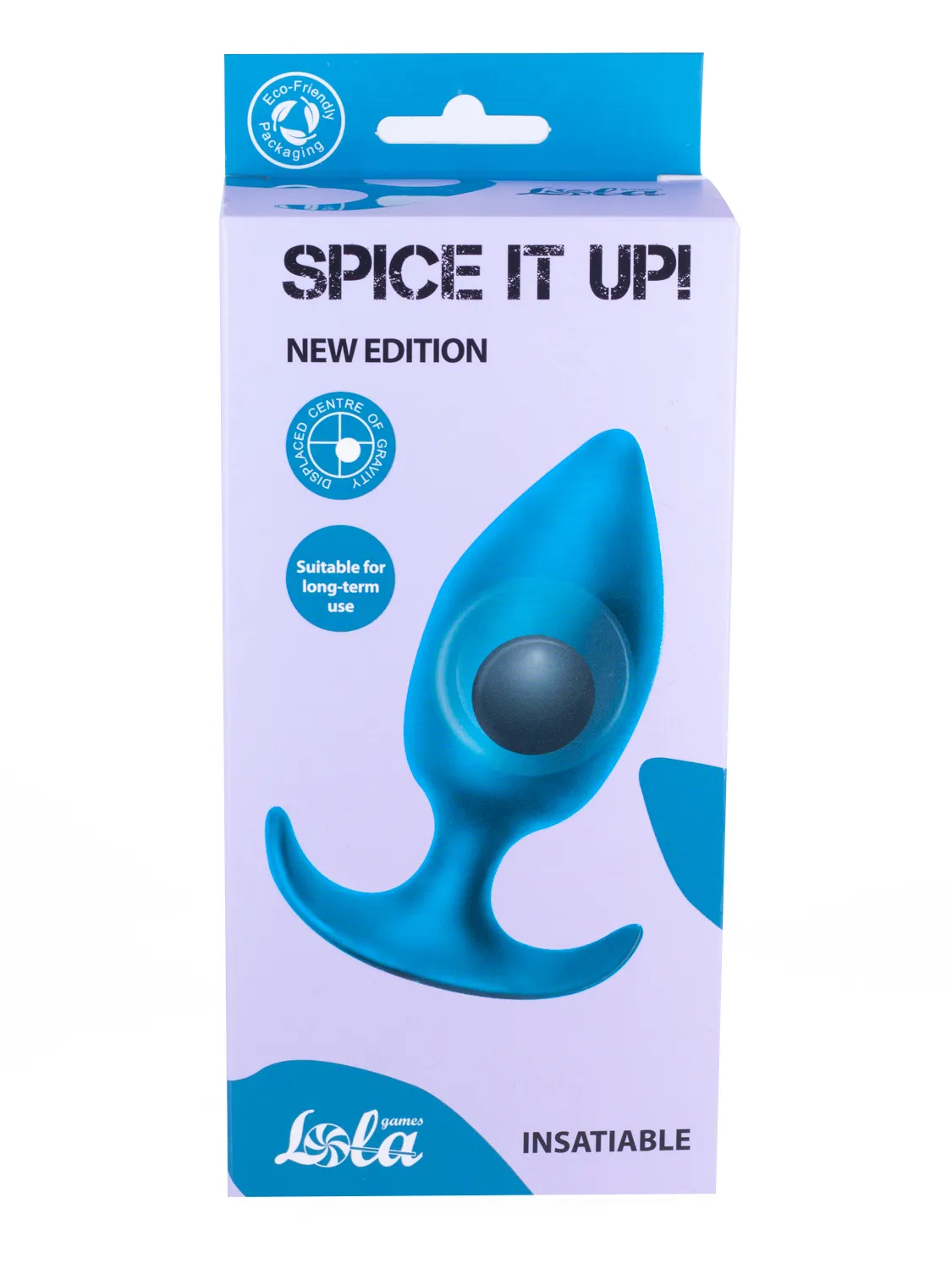 пробка со смещенным центром тяжести spice it up insatiable aquamarine 8011-03lola в России