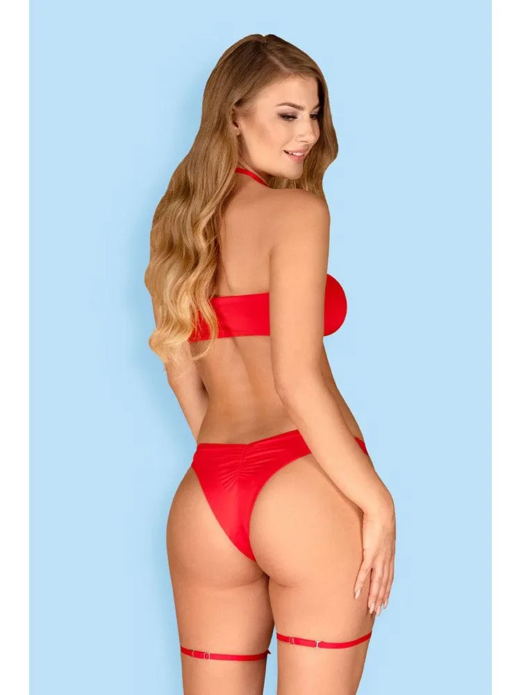 Эротическое кокетливый комплект нижнего белья kissmas в России